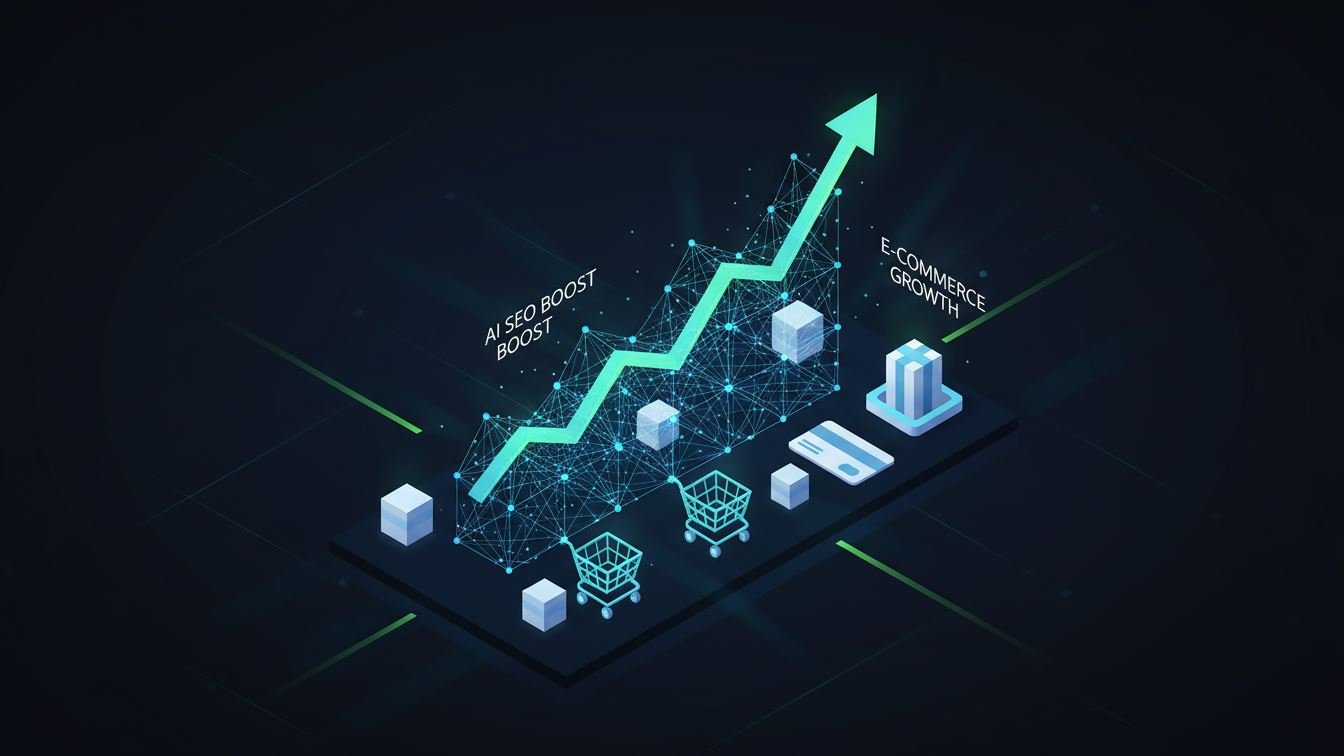 Graph showing increased e-commerce sales after AI SEO implementation
