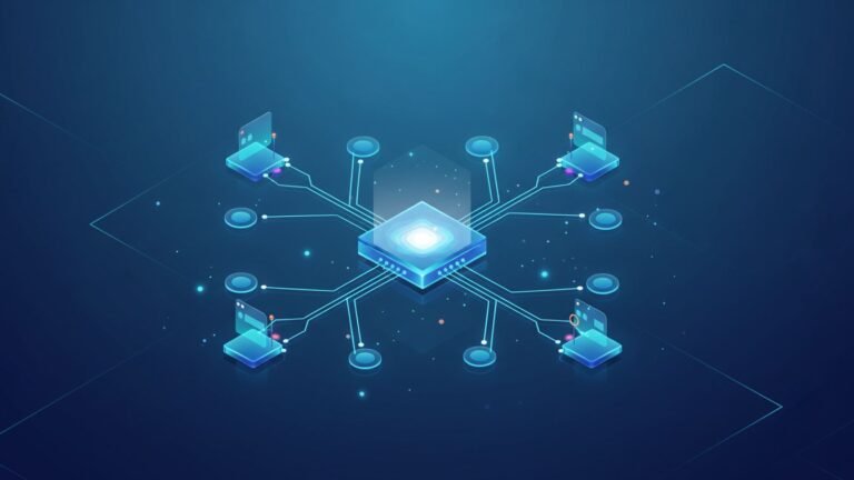 Diagram illustrating internal linking within a website to improve AI navigation