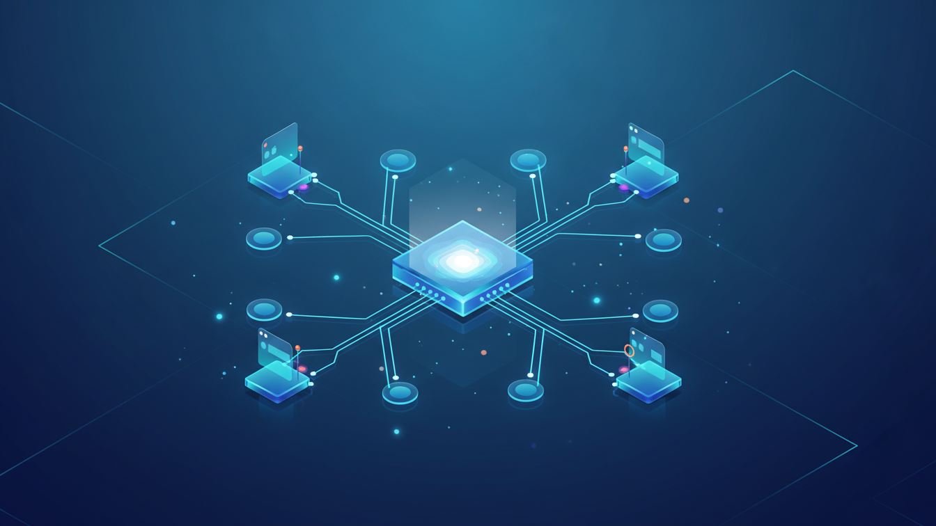Diagram illustrating internal linking within a website to improve AI navigation