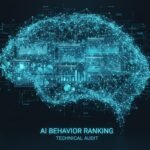 Illustration of AI algorithms analyzing data for ranking